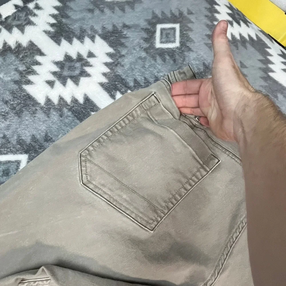 5.11 Tactical Defender-Flex Slim Pants Mens 40x32 Grey Khaki Stretch Trousers